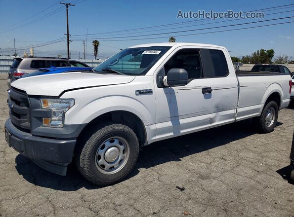 1FTFX1CF2HKD89459 2017 FORD F150 White Առջևի ձախ երեք քառորդ տեսարան