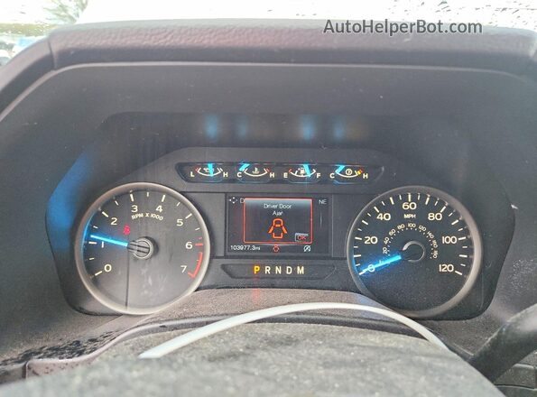 1FTFX1E54JKD26468 2018 FORD F150 Серый Вид щитка приборов