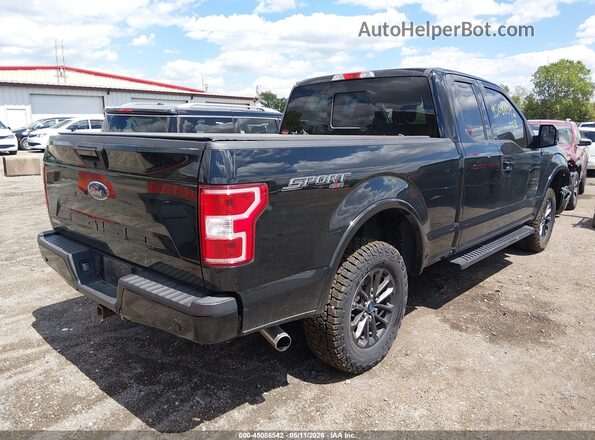 1FTFX1E58JFC04852 2018 FORD F150 Черный Задняя правая четверть