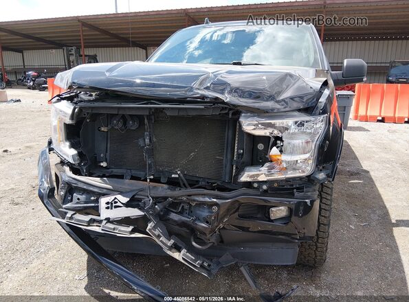 1FTFX1E58JFC04852 2018 FORD F150 Черный Вид спереди