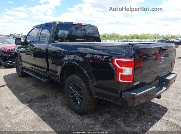 1FTFX1E58JFC04852 2018 FORD F150 Черный Задняя левая четверть