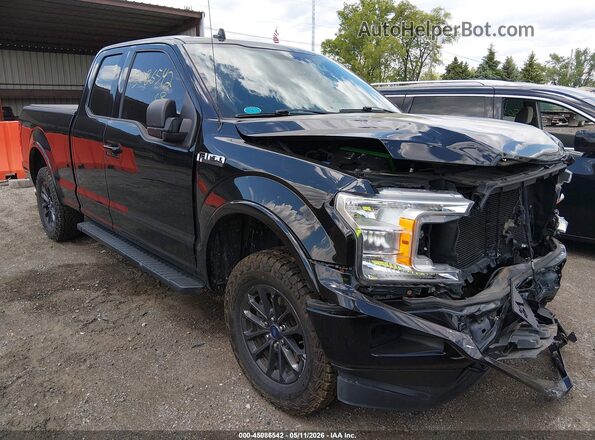 1FTFX1E58JFC04852 2018 FORD F150 Черный Передняя правая четверть