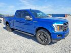2018 Ford F150 Super Cab Синий vin: 1FTFX1E59JFB73434