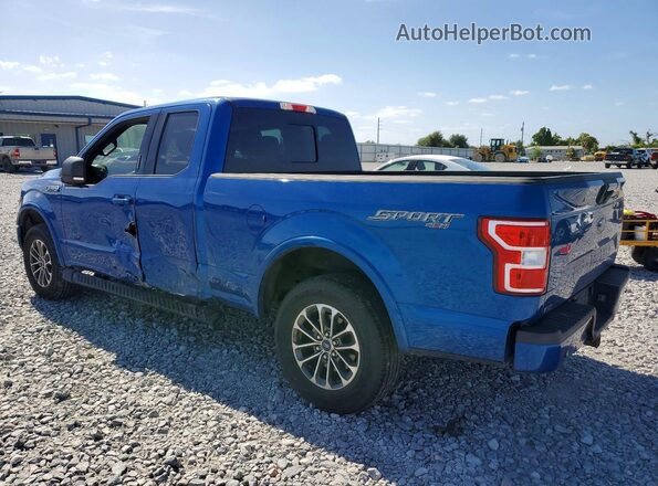 1FTFX1E59JFB73434 2018 FORD F150 Синий Задняя левая четверть