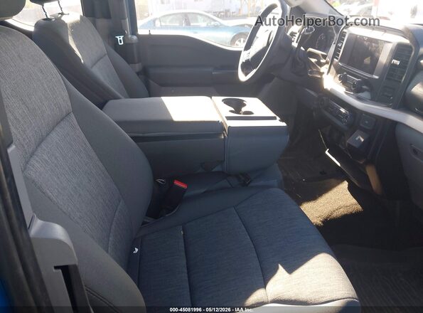 1FTFX1E83MFA44930 2021 FORD F150 Синий Вид салона спереди