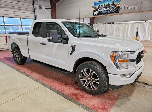 1FTFX1E84NFA44128 2022 FORD F150 White Przód prawy