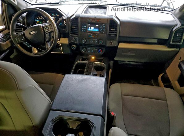 1FTFX1EF1GFB67063 2016 FORD F150 White Вид панелі приладів