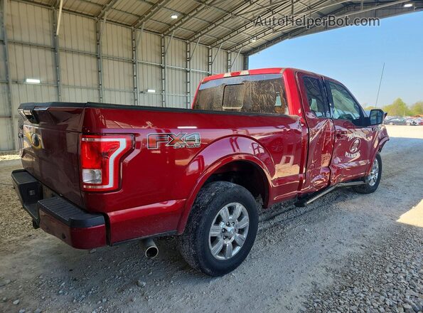 1FTFX1EF2HKE15927 2017 FORD F150 Red Tył prawy