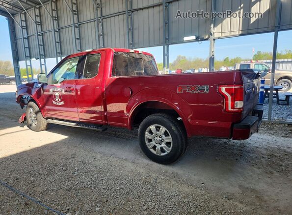 1FTFX1EF2HKE15927 2017 FORD F150 Red Tył lewy
