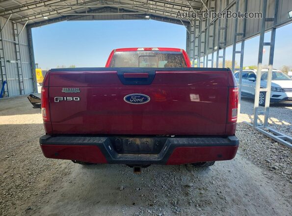 1FTFX1EF2HKE15927 2017 FORD F150 Red Widok z tyłu