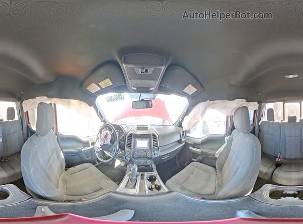 1FTFX1EF2HKE15927 2017 FORD F150 Red Widok wnętrza 360 stopni