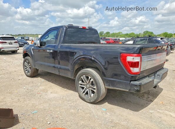 1FTMF1C54NKF26852 2022 FORD F150 Black Rear left