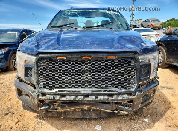 1FTMF1C56JFA33337 2018 FORD F150 Blue Вид спереду