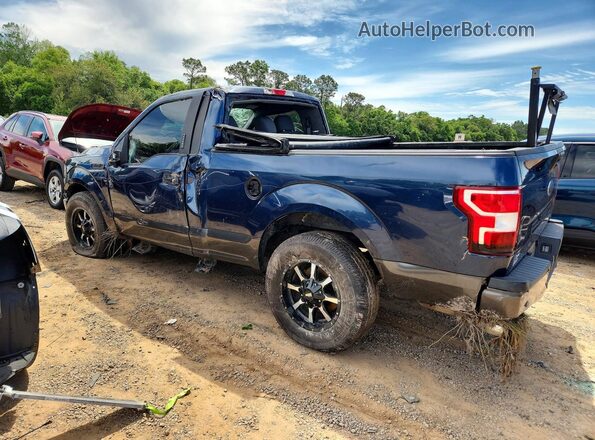1FTMF1C56JFA33337 2018 FORD F150 Blue Задня ліва чверть