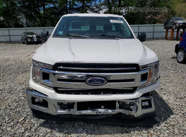 1FTMF1C56KKD08018 2019 FORD F150 White Front view