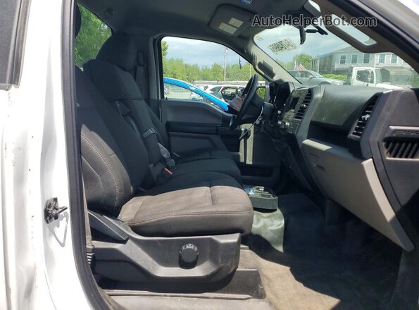 1FTMF1C56KKD08018 2019 FORD F150 White Rear seats view