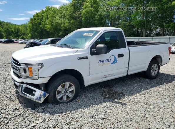 1FTMF1C56KKD08018 2019 FORD F150 White Front left