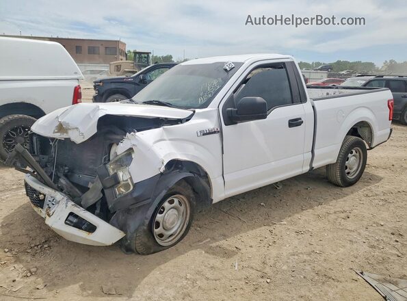 1FTMF1C81GKE59446 2016 FORD F150 Белый Передняя левая четверть