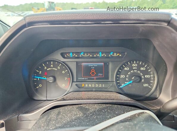 1FTMF1C83GFA96365 2016 FORD F150 White ხელსაწყოთა პანელის ხედი