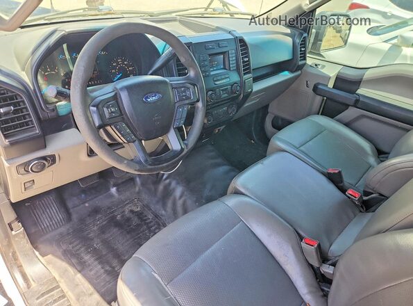 1FTMF1C88GKD34654 2016 FORD F150 White Dashboard view
