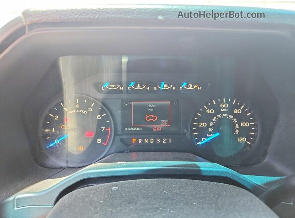 1FTMF1C88GKD34654 2016 FORD F150 White Instrument cluster view