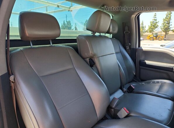 1FTMF1C88GKD34654 2016 FORD F150 White Rear seats view
