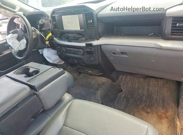 1FTMF1CB1NKD54530 2022 FORD F150 White წინა პანელის ხედი
