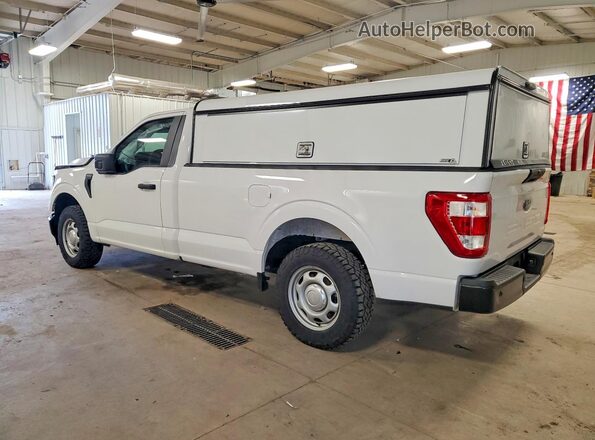 1FTMF1CB1PKE69390 2023 FORD F150 White Trasero izquierdo