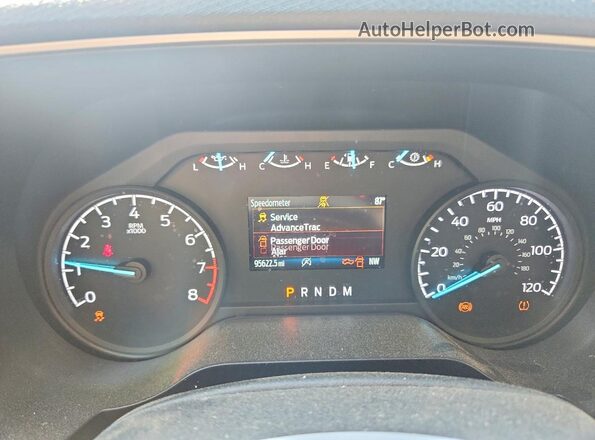 1FTMF1CB3MKE58662 2021 FORD F150 Two Tone Widok zestawu wskaźników