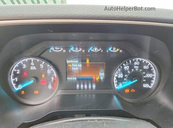 1FTMF1CB4MKD80358 2021 FORD F150 White Вид щитка приладів