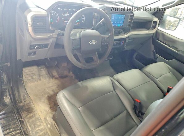 1FTMF1CB4NKF26792 2022 FORD F150 Black Vista del salpicadero