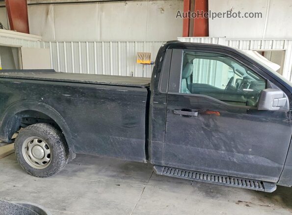 1FTMF1CB4NKF26792 2022 FORD F150 Black Vista de los asientos traseros