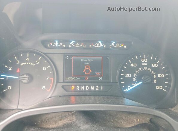 1FTMF1CB5LKD15033 2020 FORD F150 White Вид щитка приладів