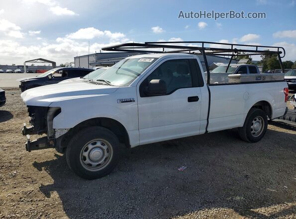 1FTMF1CB7JKG05951 2018 FORD F150 Белый Передняя левая четверть