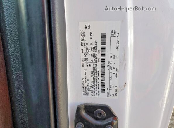 1FTMF1CB7JKG05951 2018 FORD F150 Белый Вид подкапотного пространства