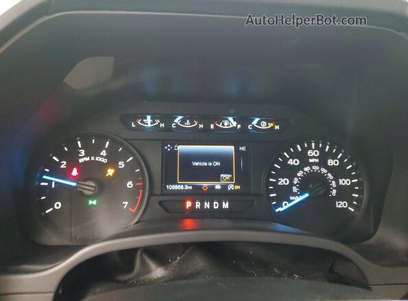 1FTMF1E50KFA17858 2019 FORD F150 Gray Instrument cluster view