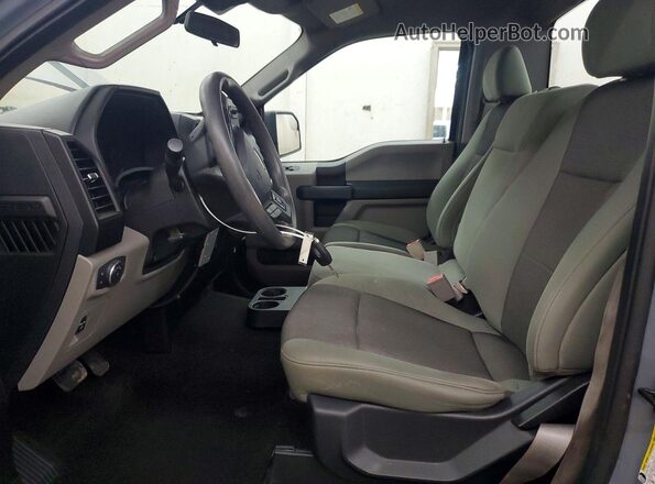 1FTMF1E50KFA17858 2019 FORD F150 Gray Front interior view
