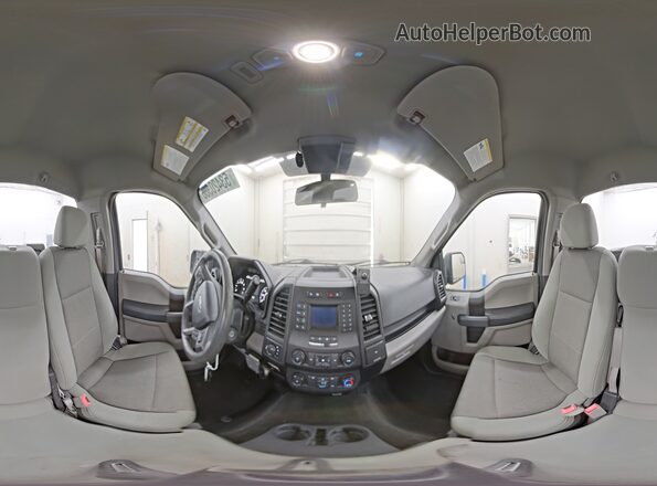 1FTMF1E50KFA17858 2019 FORD F150 Gray VIN sticker view