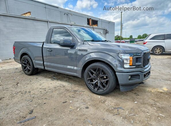 1FTMF1E54JFD31396 2018 FORD F150 Серый Передняя правая четверть