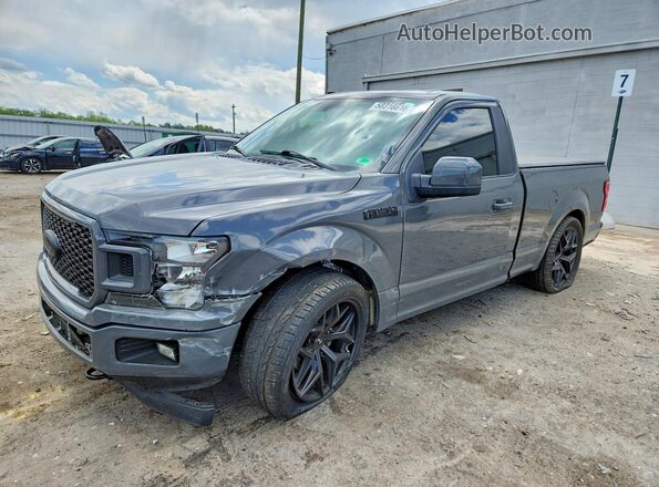 1FTMF1E54JFD31396 2018 FORD F150 Серый Передняя левая четверть