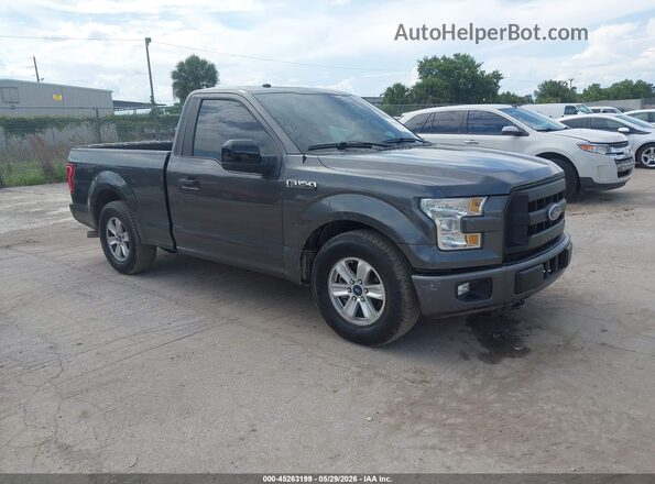 1FTMF1E58JKF44827 2018 FORD F150 Gray Առջևի աջ