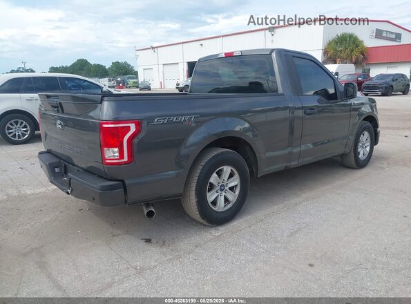 1FTMF1E58JKF44827 2018 FORD F150 Gray Հետևի աջ