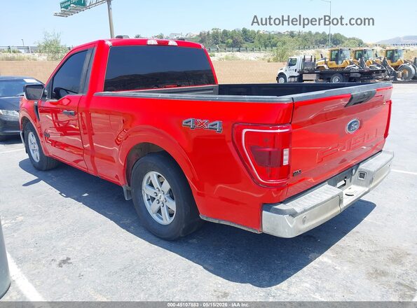 1FTMF1E5XPKD07751 2023 FORD F150 Красный Задняя левая четверть
