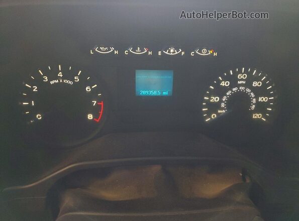 1FTMF1E84GKD25009 2016 FORD F150 Белый Вид щитка приборов