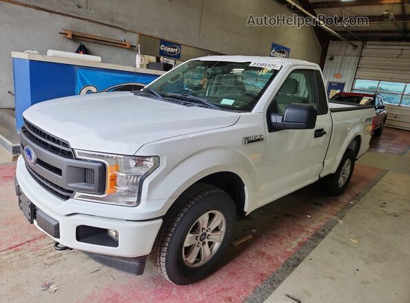 1FTMF1EB9JFB56553 2018 FORD F150 Белый Передняя левая четверть