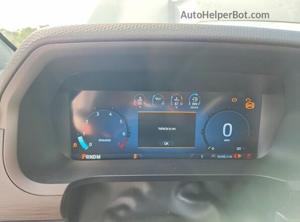 1FTMF1KP1RKF08530 2024 FORD F150 White Widok zestawu wskaźników