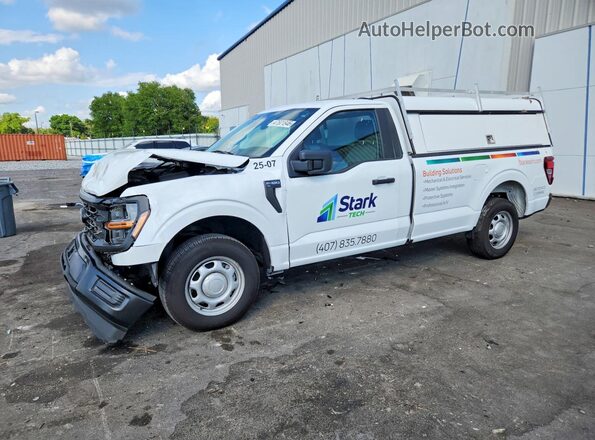 1FTMF1KP1RKF08530 2024 FORD F150 White Przód lewy