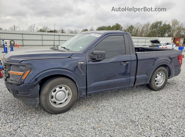 1FTMF1L59RKD74587 2024 FORD F150 Синий Передняя левая четверть