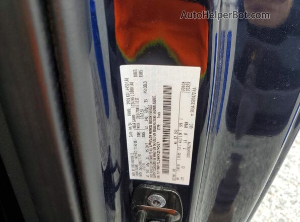 1FTMF1L59RKD74587 2024 FORD F150 Синий Вид наклейки с VIN-кодом