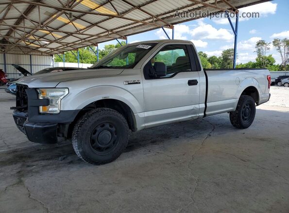 1FTNF1CF9GKE51243 2016 FORD F150 Silver Vista tres cuartos delantera izquierda